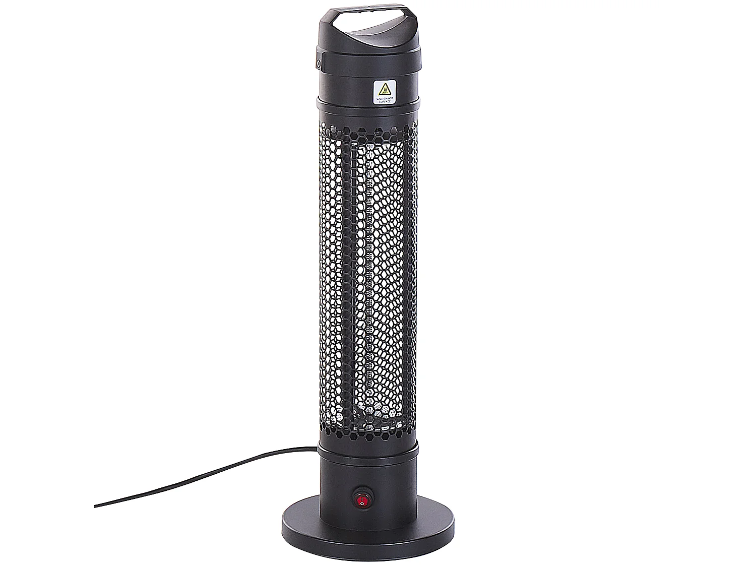 Riscaldatore a infrarossi da patio a piantana KRAKATOA 1000 W Nero