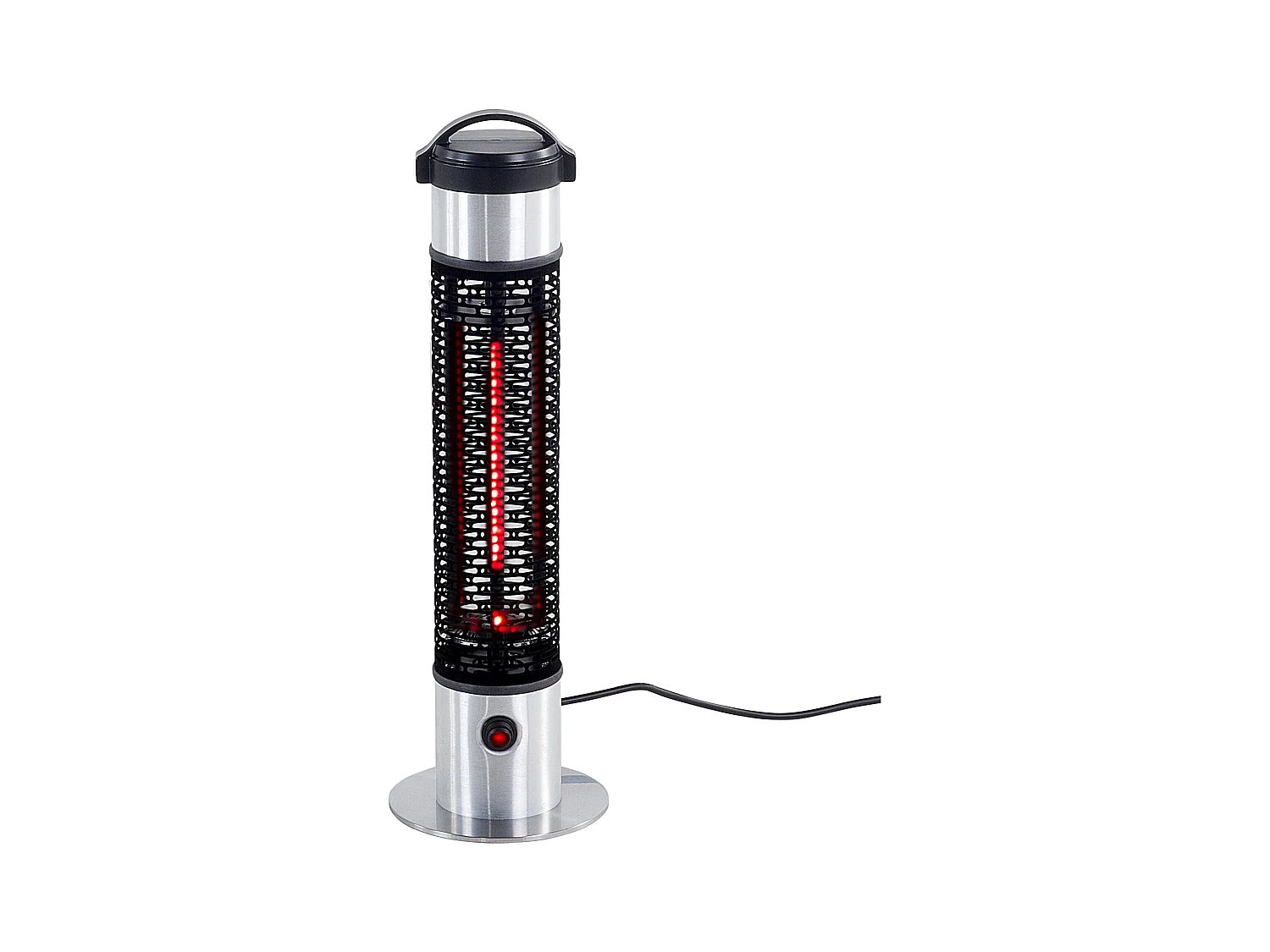 Chauffage de terrasse infrarouge autoportant VEZUVIO 800 W Noir