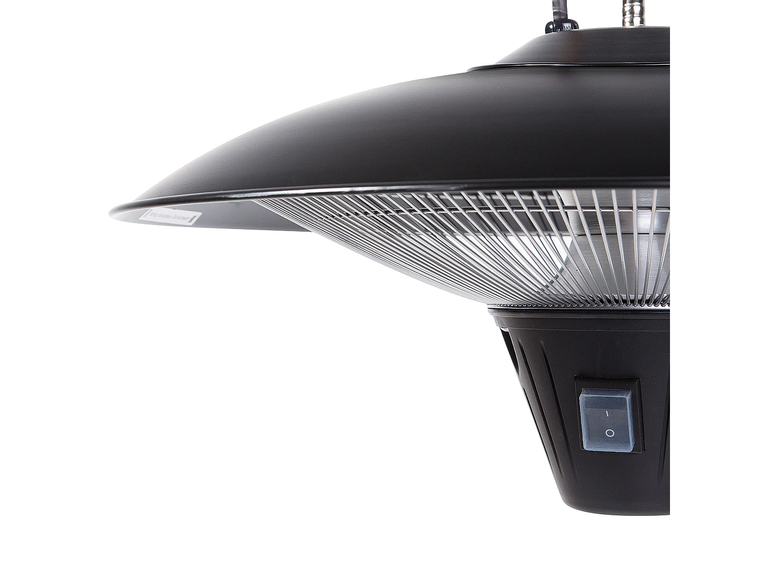 Chauffage de terrasse infrarouge suspendu KABA 1800 W Noir