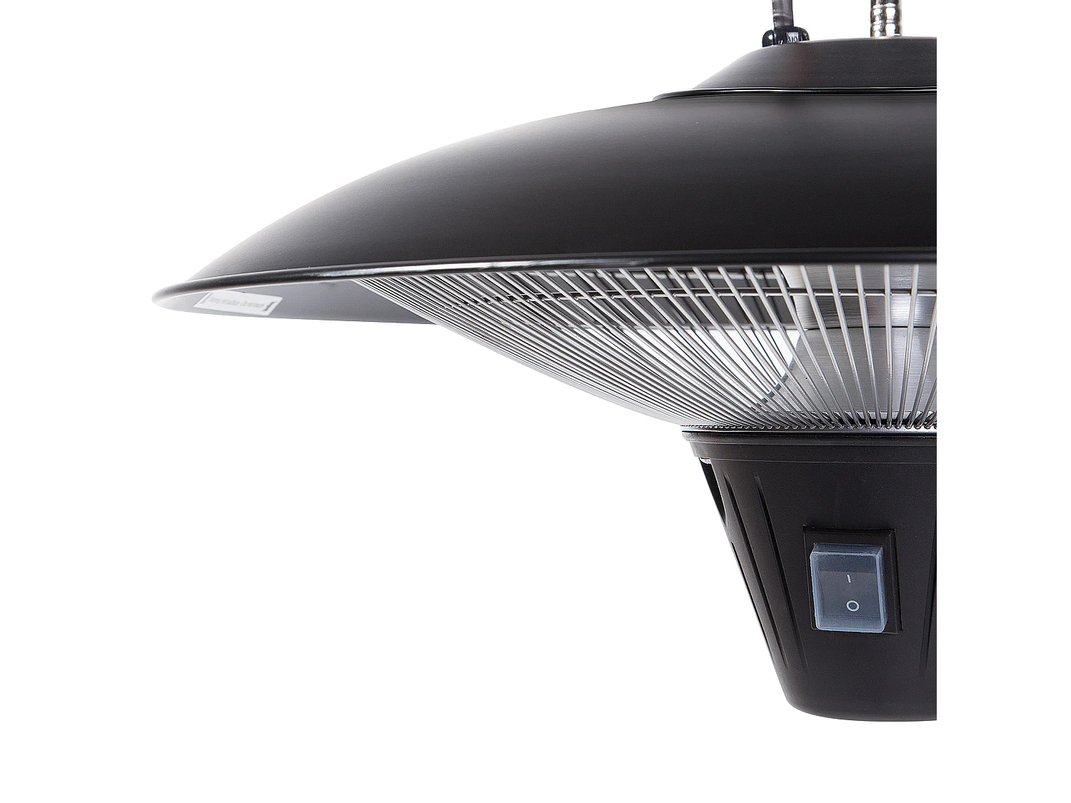 Chauffage de terrasse infrarouge suspendu KABA 1800 W Noir