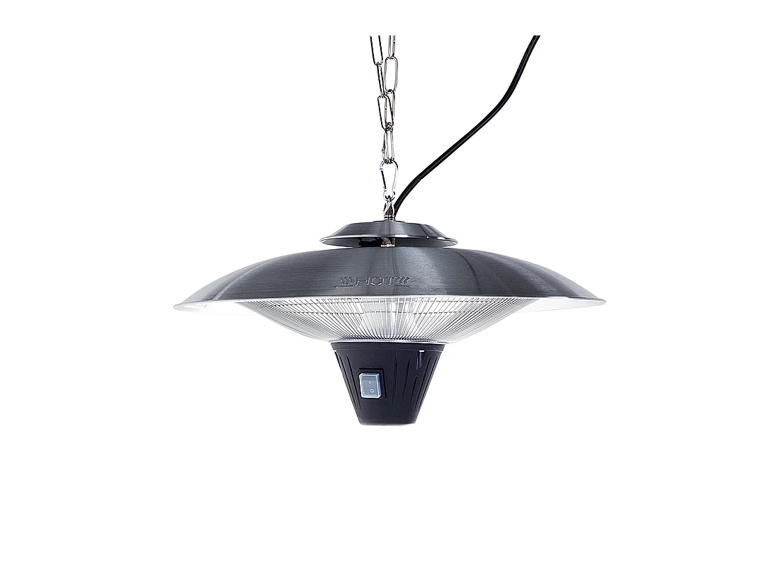 Chauffage de terrasse infrarouge suspendu KABA 1800 W Argenté