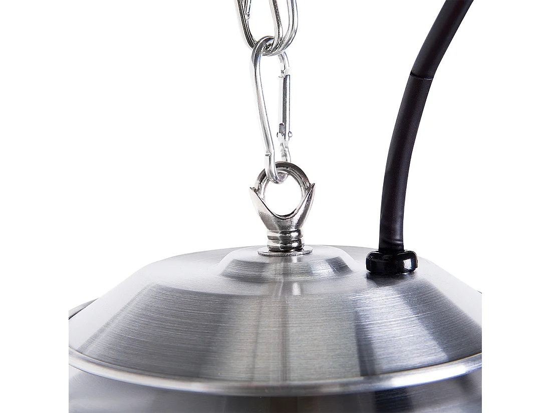 Chauffage de terrasse infrarouge suspendu KABA 1800 W Argenté