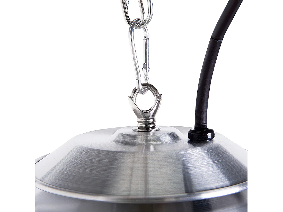 Estufa de infrarrojos colgante de exterior KABA 1800 W Plateado