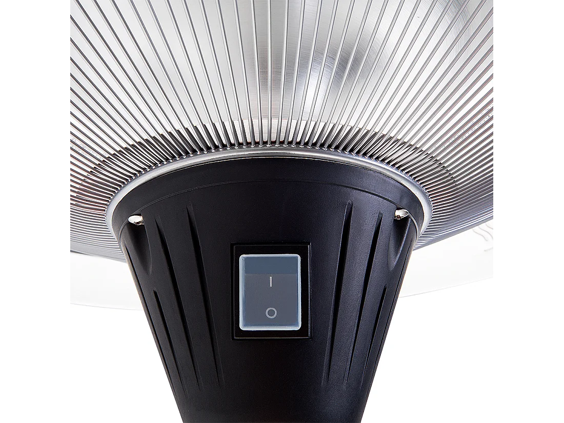 Estufa de infrarrojos colgante de exterior KABA 1800 W Plateado