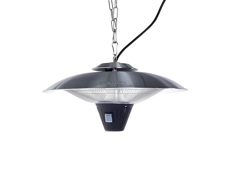 Chauffage de terrasse infrarouge suspendu KABA 1800 W Argenté