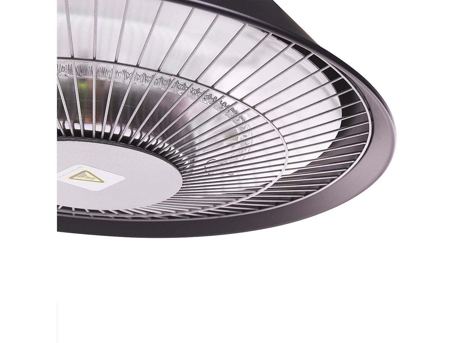 Riscaldamento elettrico a sospensione 1500 W nero SANGAY