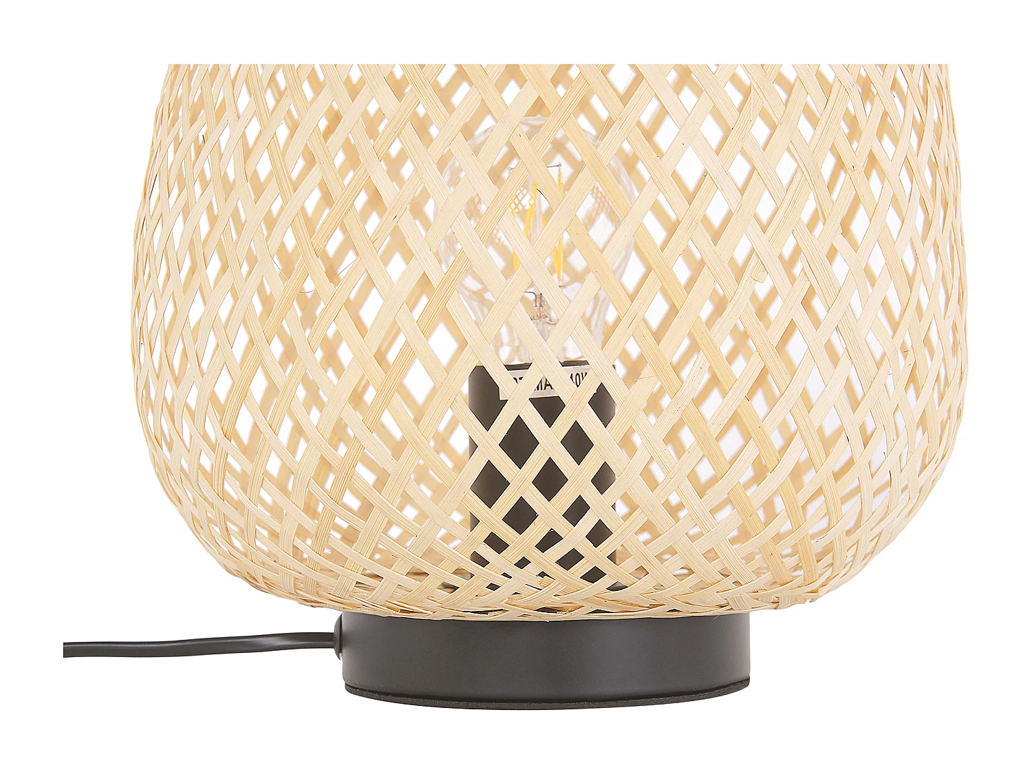 Lampe à poser BOMU Bambou Marron clair