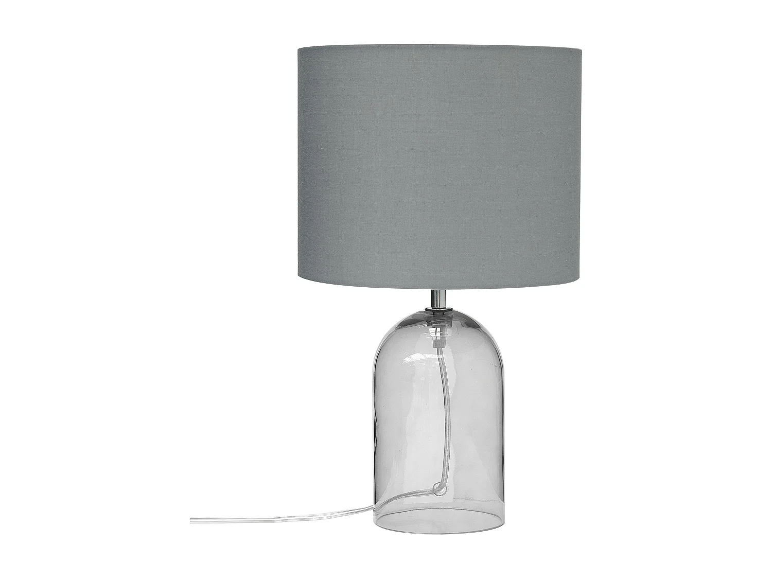 Candeeiro de mesa DEVOLL Vidro Cinzento