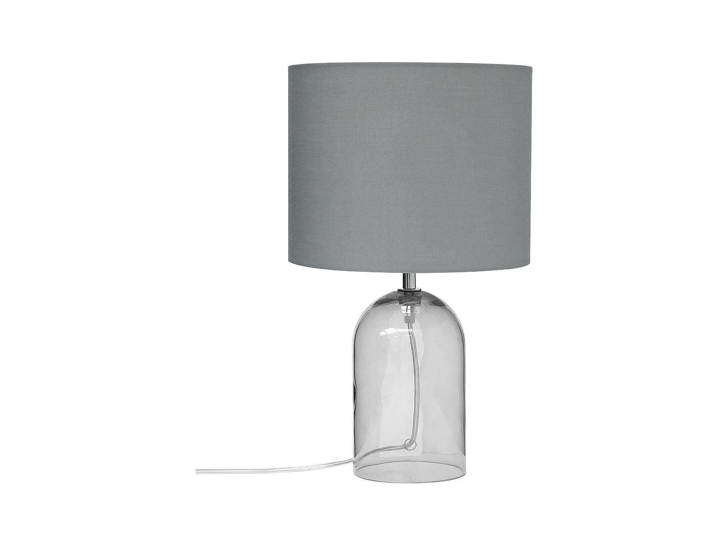 Lampa stołowa DEVOLL Szkło Szary