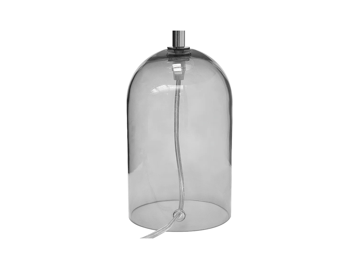 Lampa stołowa DEVOLL Szkło Szary