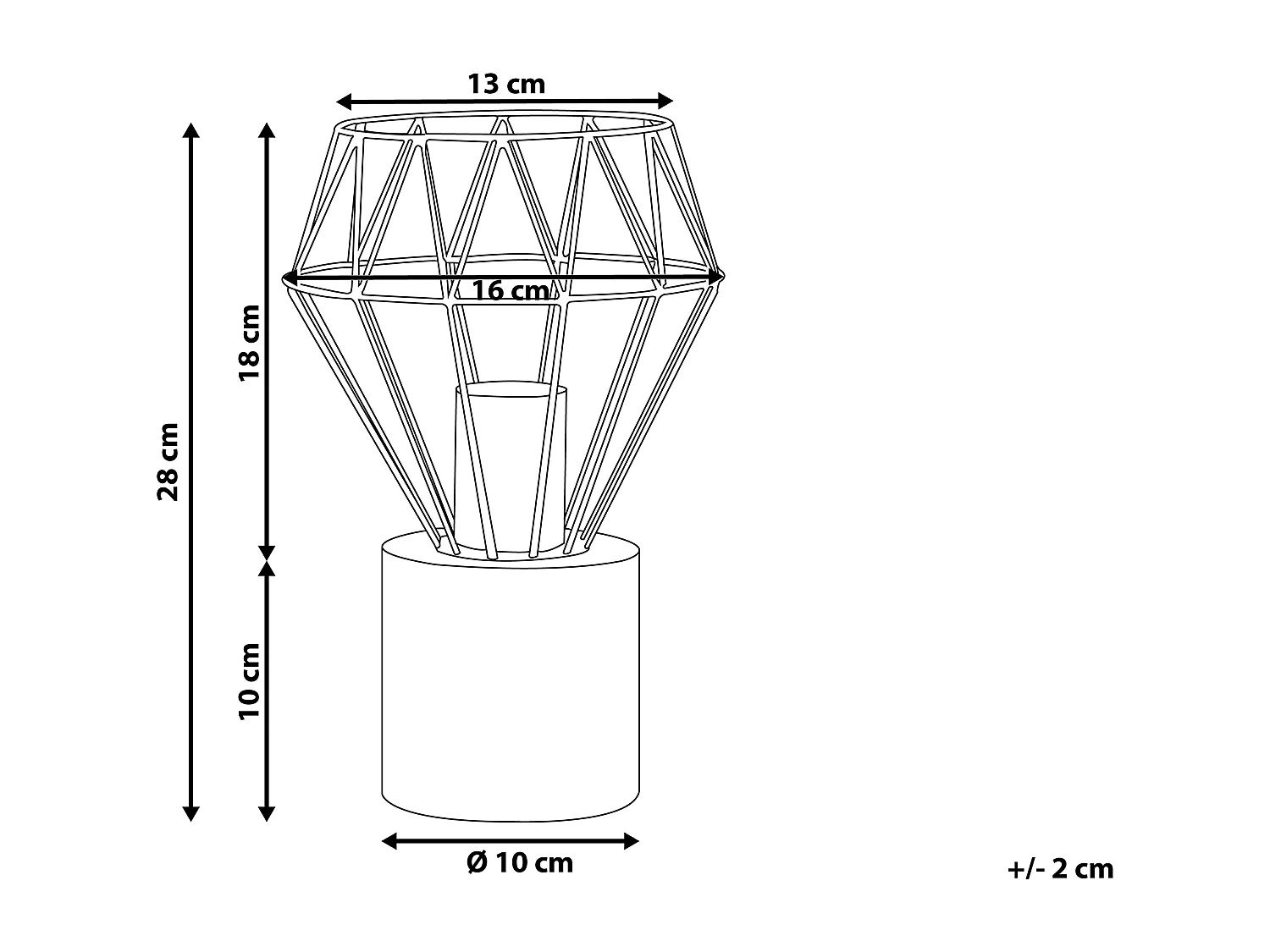 Lampada da tavolo MOONI Metallo Ottone