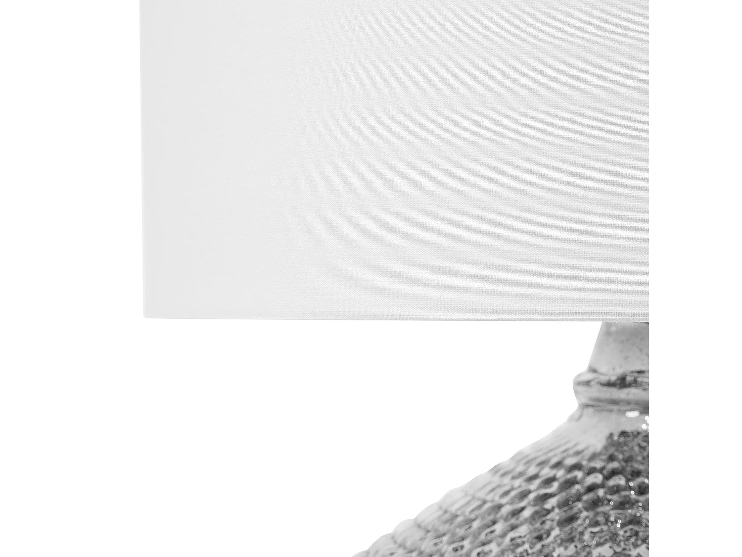 Lampe à poser MADON Verre Argenté