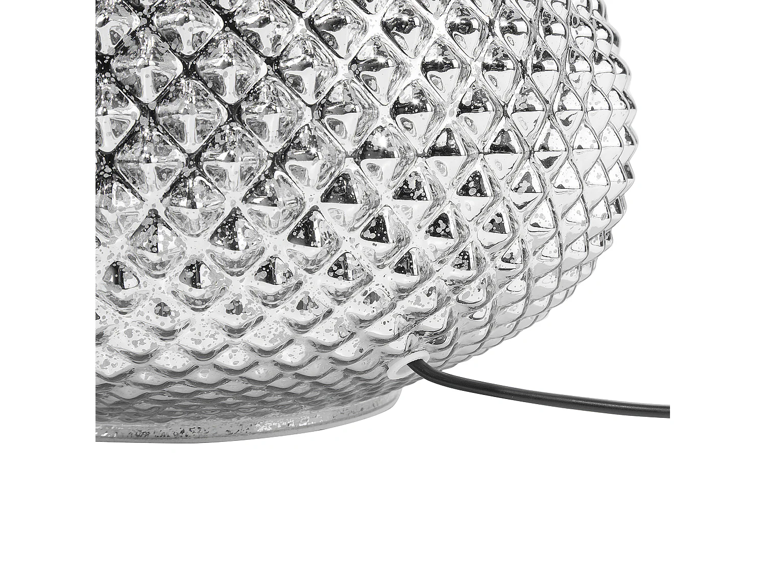 Lampe à poser MADON Verre Argenté