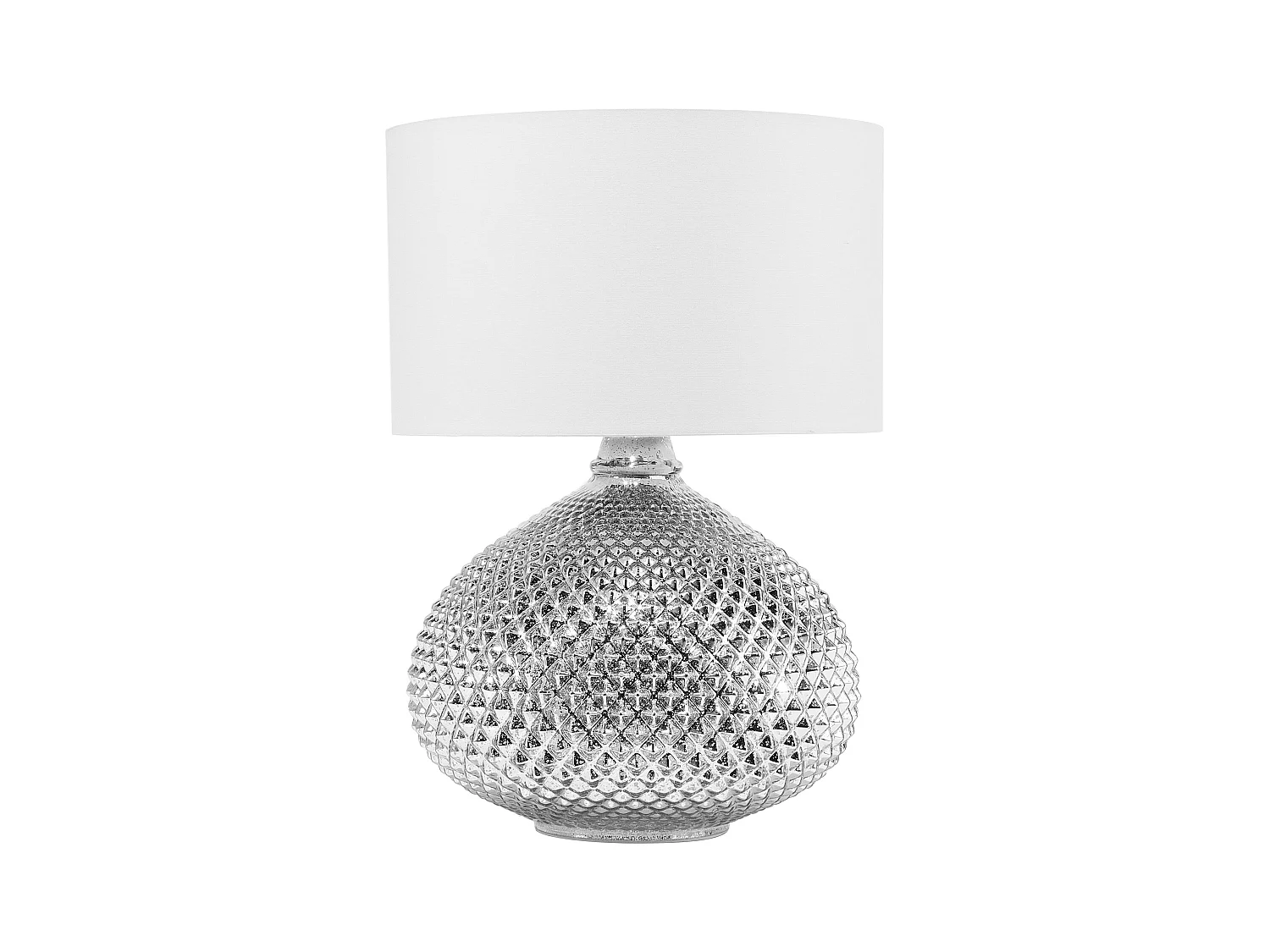 Lampe à poser MADON Verre Argenté