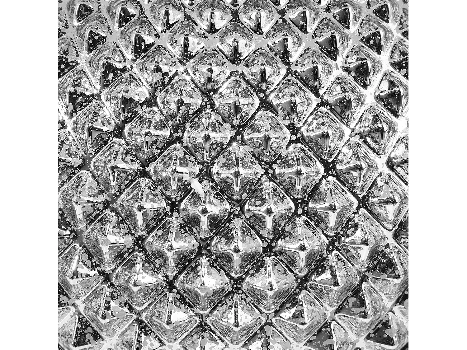 Lámpara de mesa MADON Vidrio Plateado