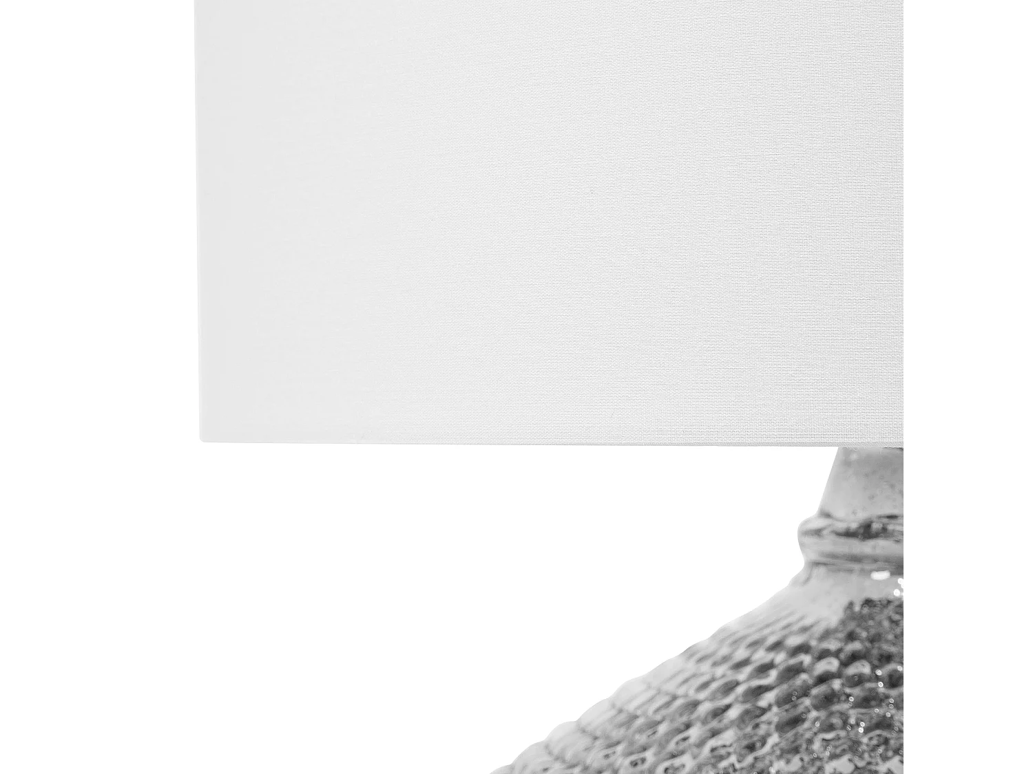 Lampe à poser MADON Verre Argenté