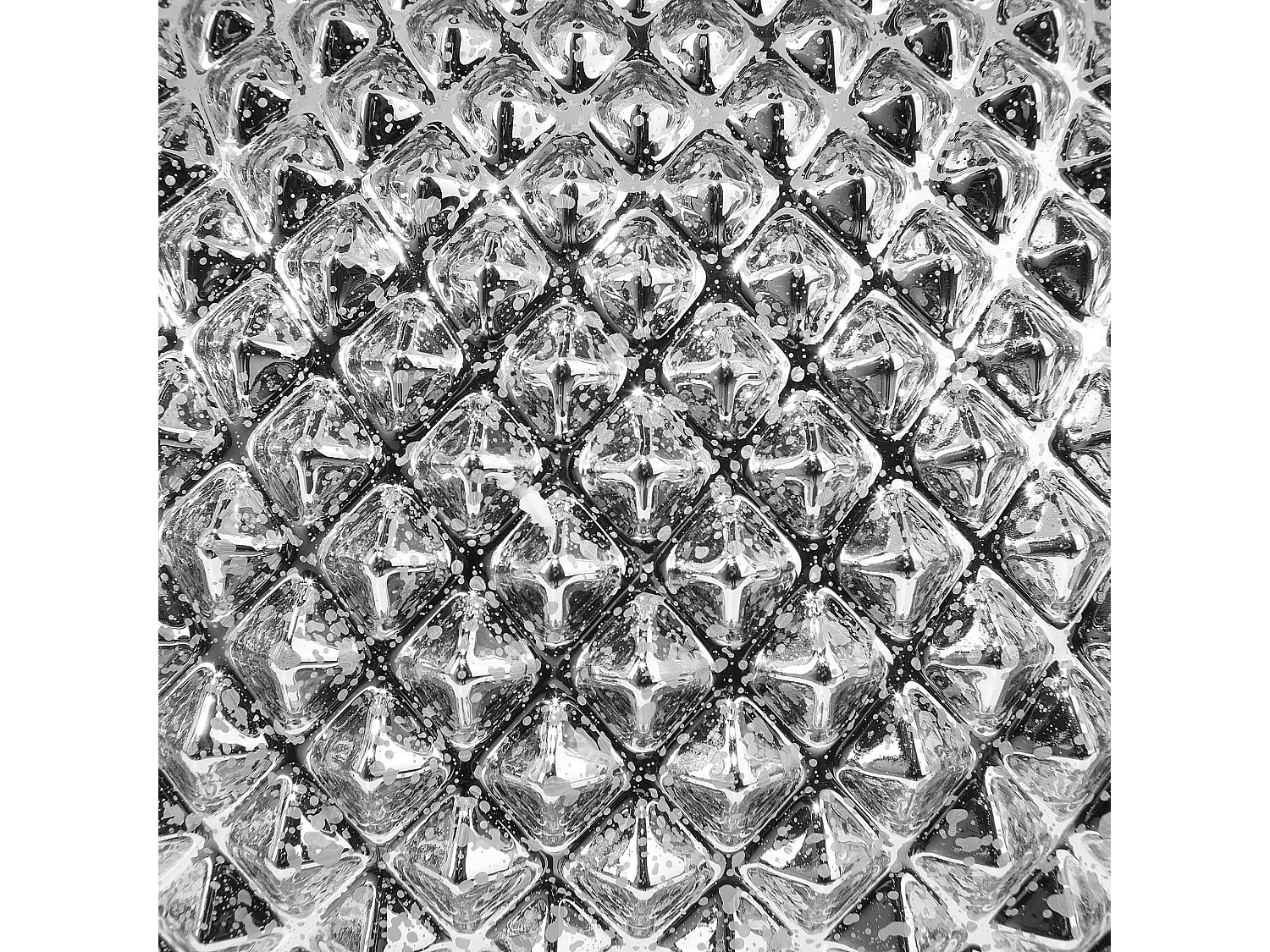 Lampe à poser MADON Verre Argenté