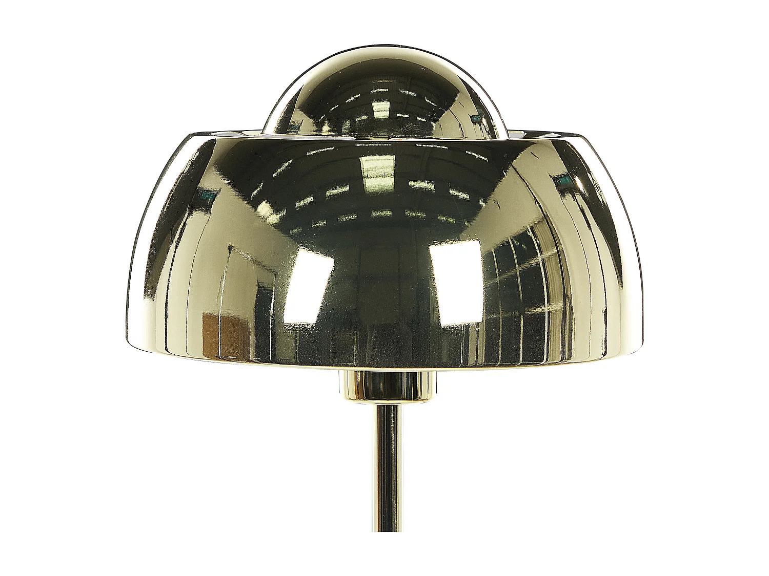 Moderne Tischleuchte Industrie Look Metall gold Senette