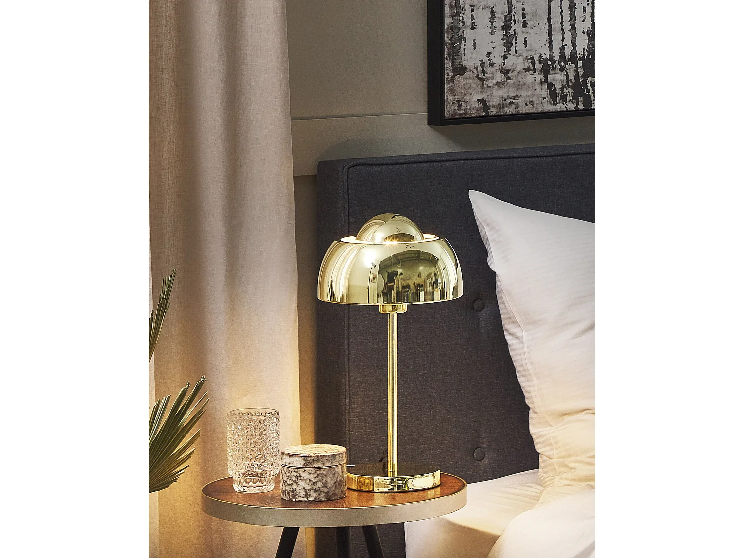 Tischleuchte SENETTE Metall Gold