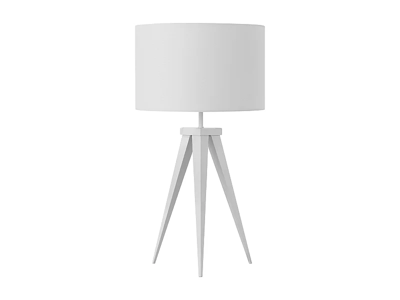 Moderne Tischlampe Polyester/Metall weiß Stiletto