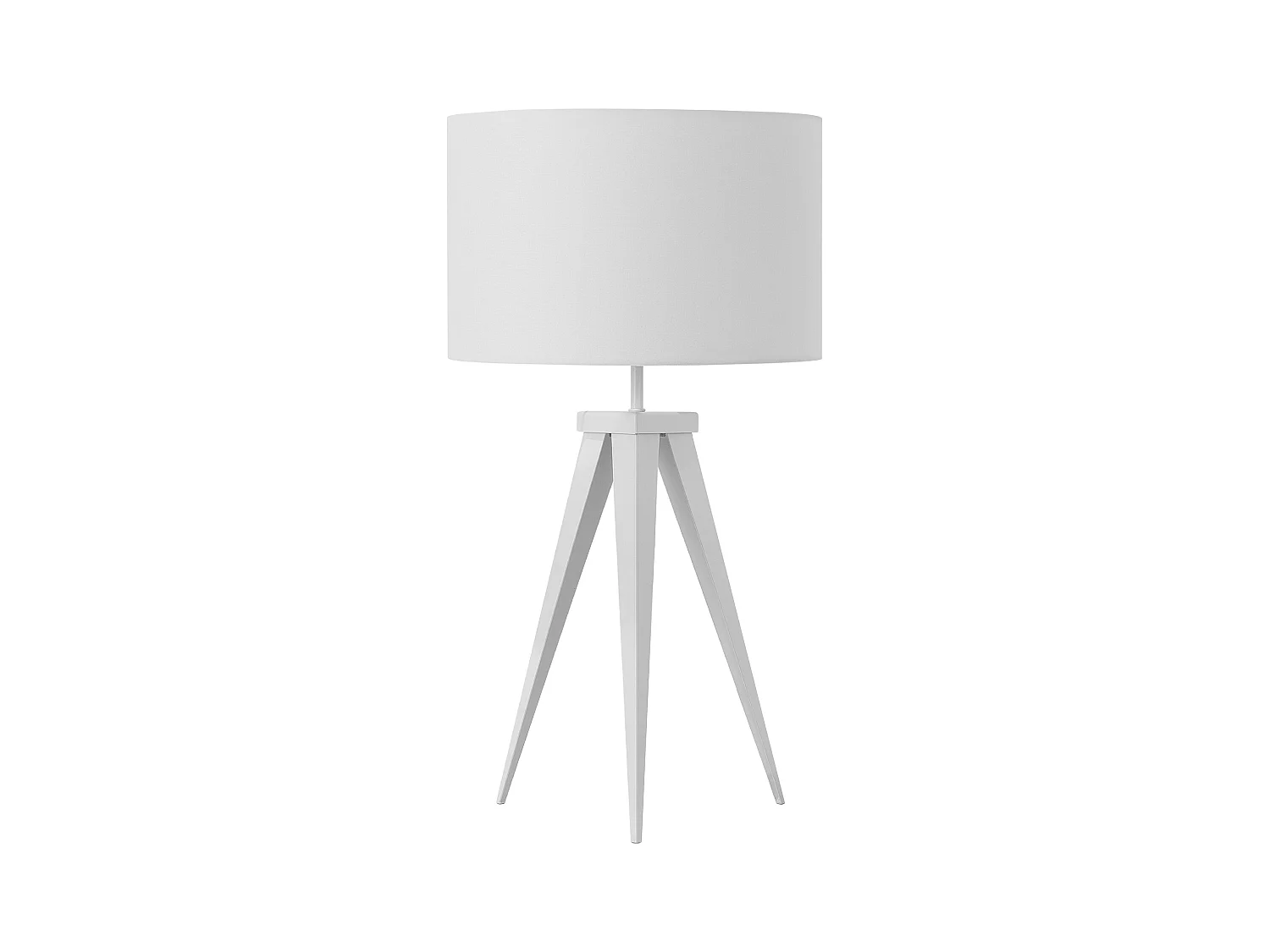 Moderne Tischlampe Polyester/Metall weiß Stiletto