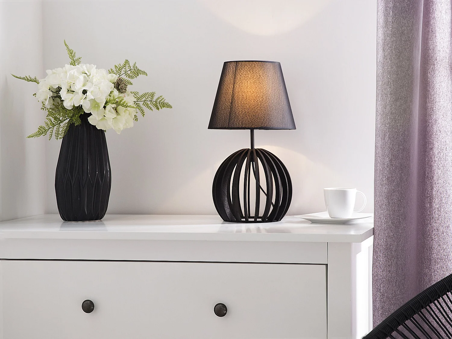 Lampe à poser SAMO Noir