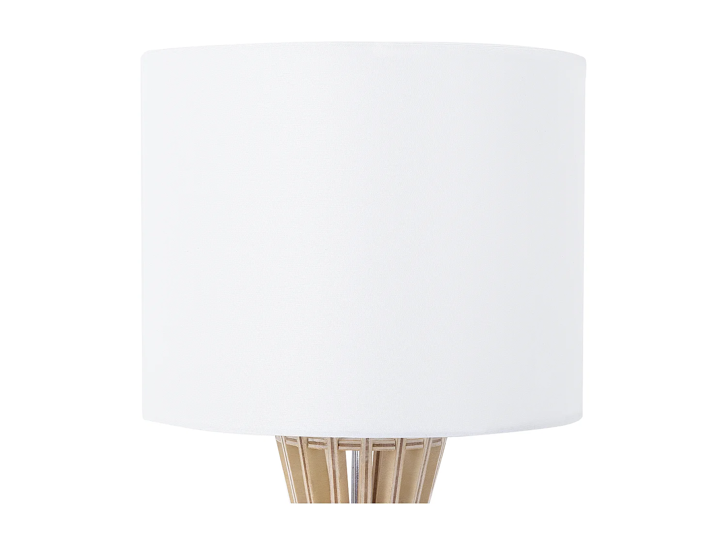 Lampe à poser CARRION Marron/blanc