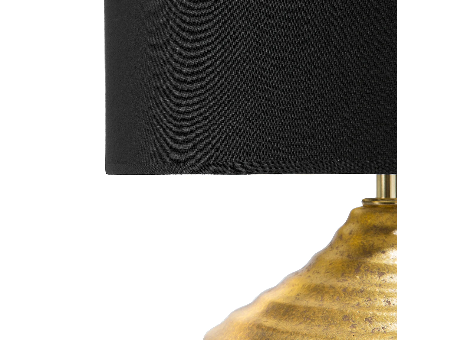 Lámpara de mesa KUBAN Cerámica Dorado