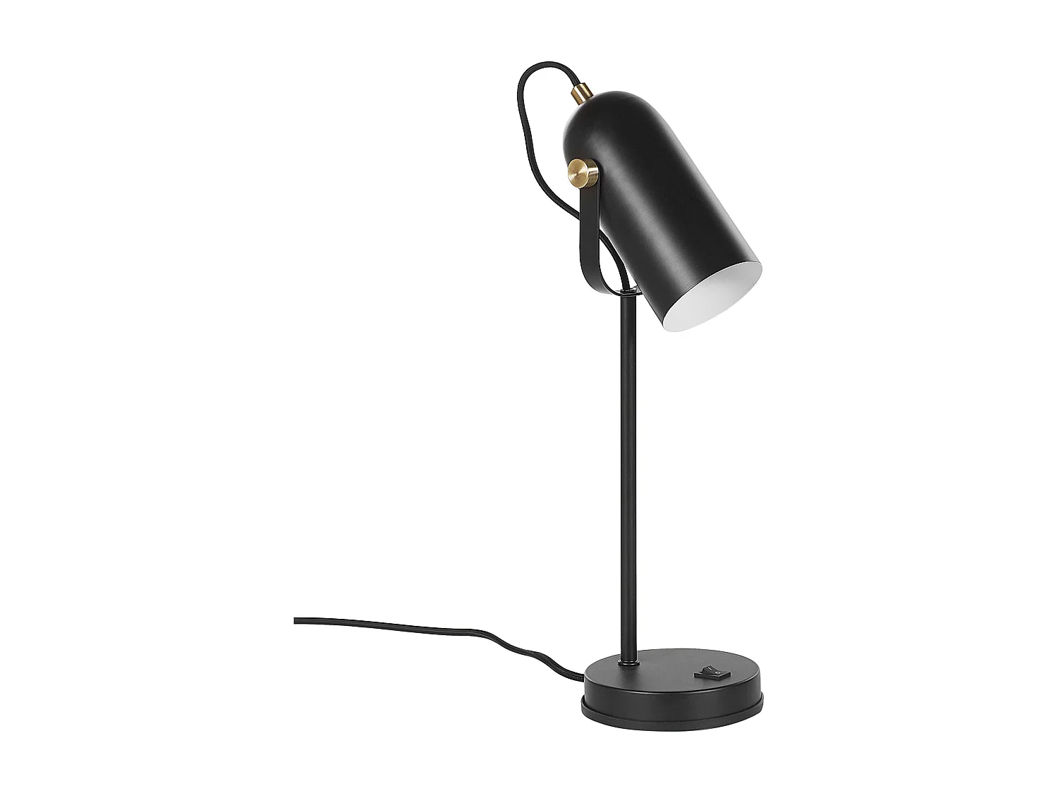 Lampa biurkowa TYRIA Regulowana Metal Czarny