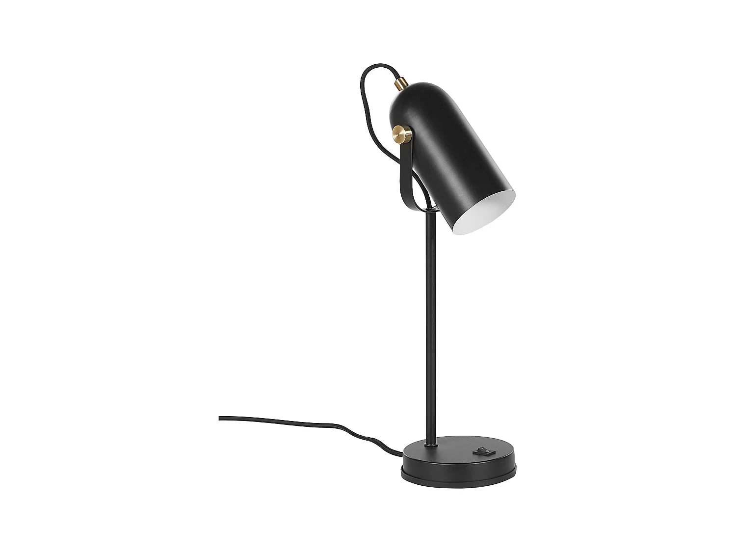 Lampe de bureau TYRIA Réglable Métal Noir