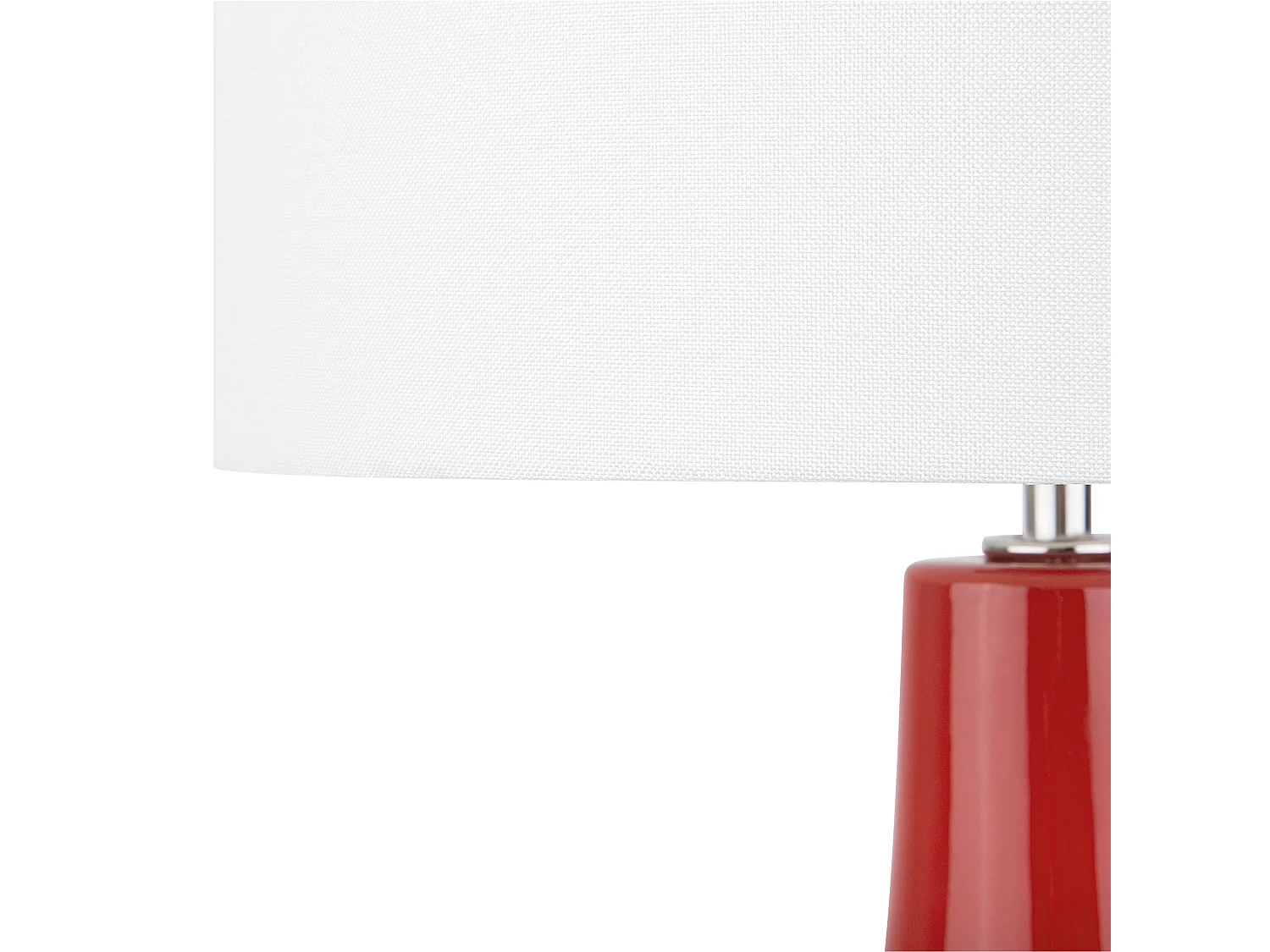 Candeeiro de mesa TRIVERSA Cerâmica Vermelho