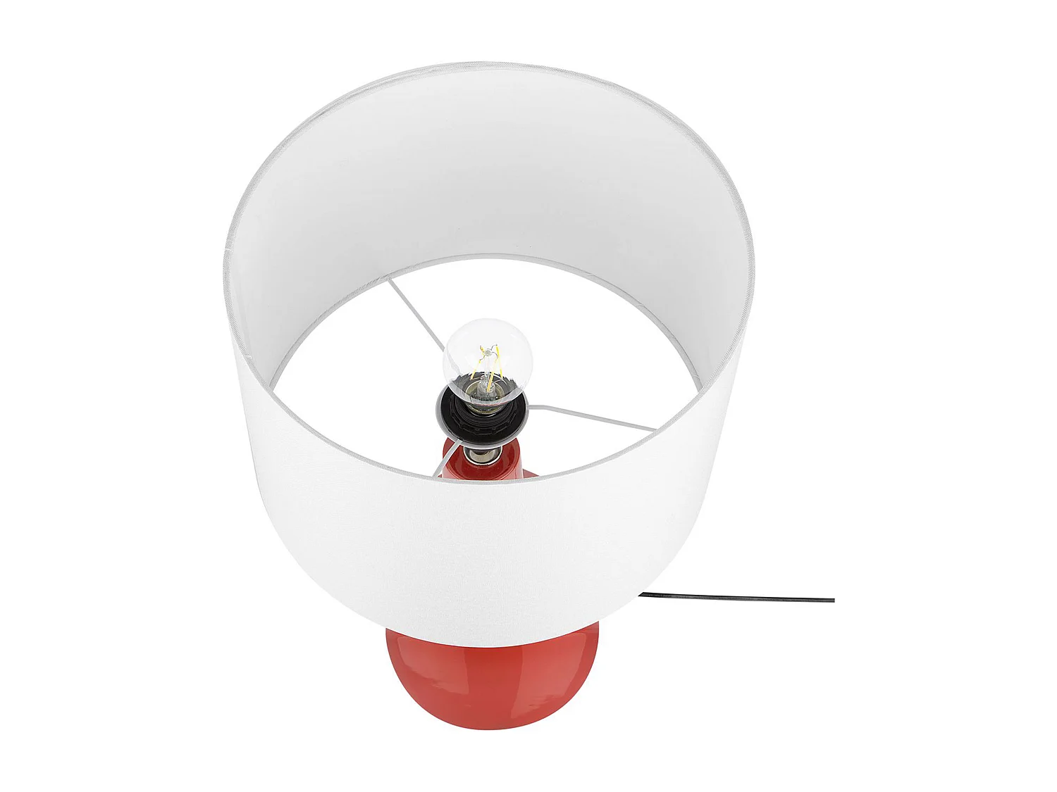 Tafellamp TRIVERSA Keramiek Rood