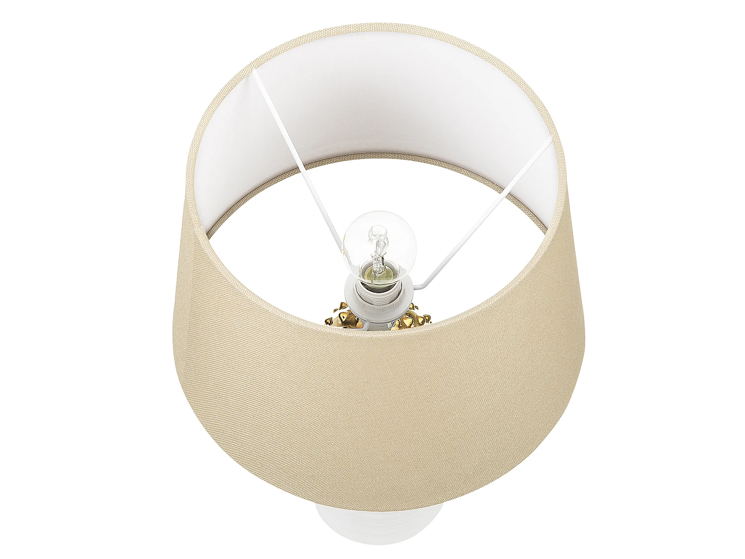 Tafellamp VELISE Keramiek Goud