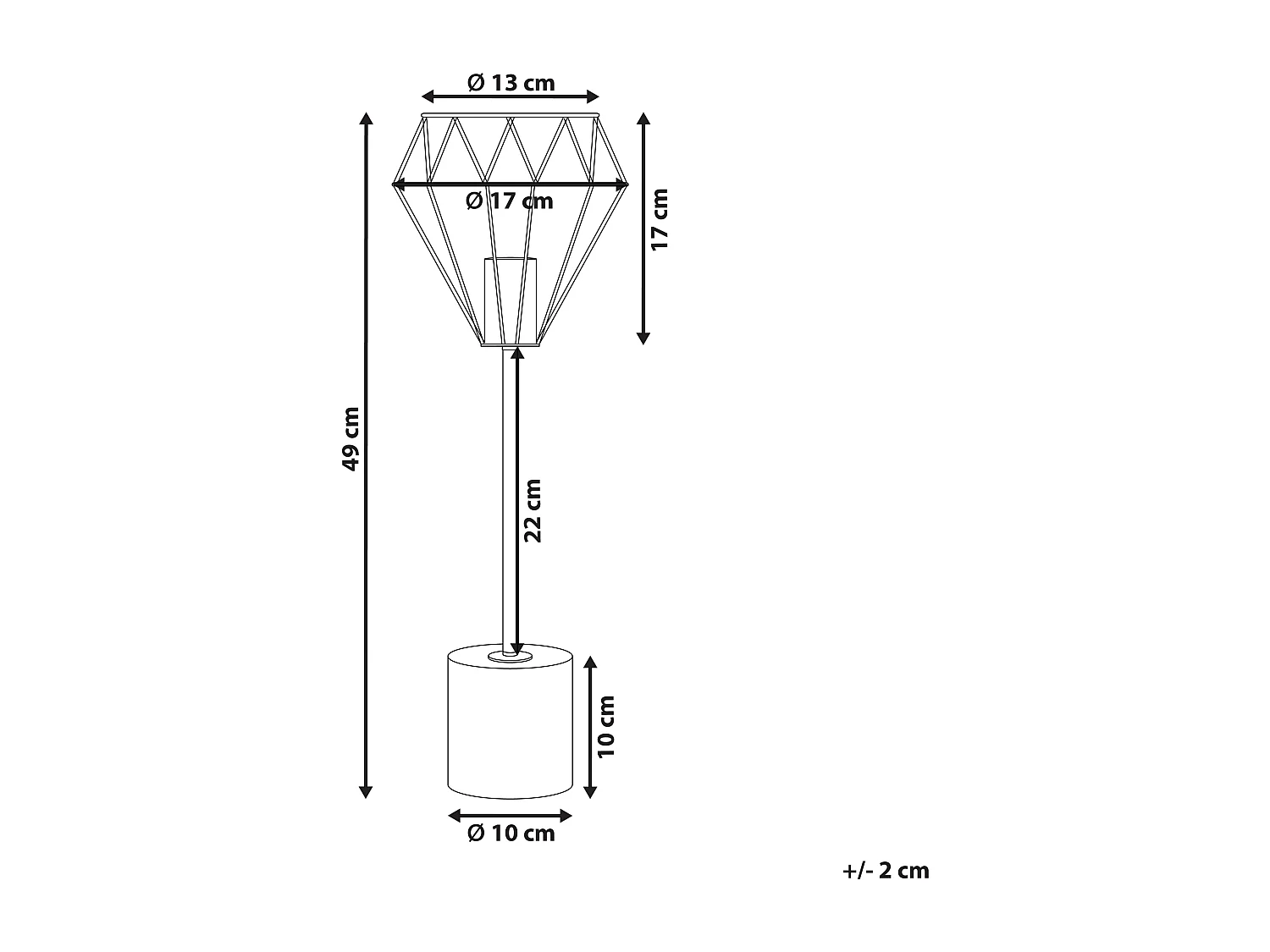 Lampe à poser MOONI Métal Laiton
