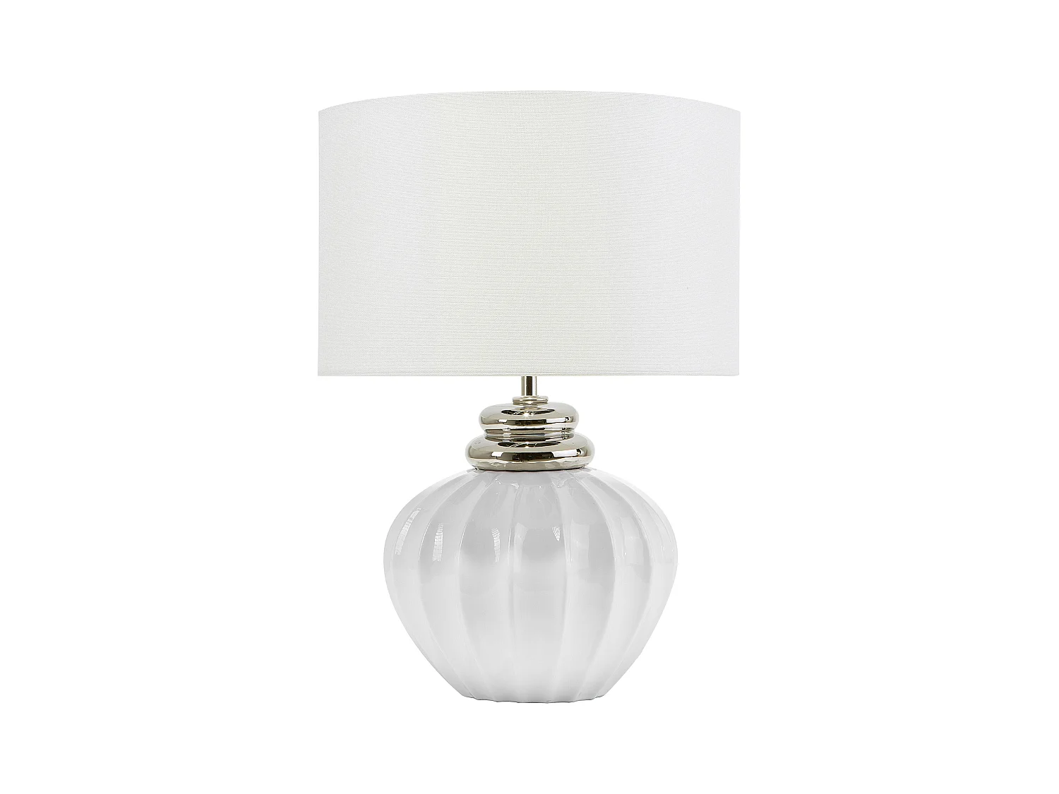 Lampe à poser NERIS Céramique Blanc cassé
