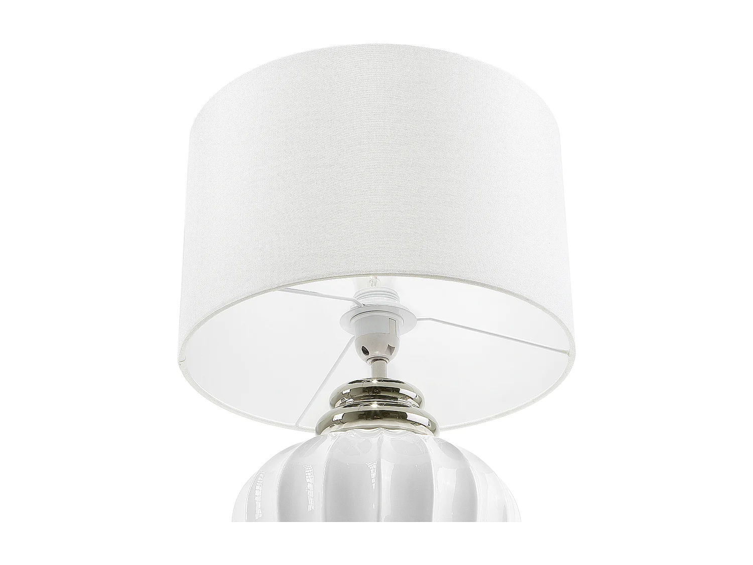 Lampe à poser NERIS Céramique Blanc cassé