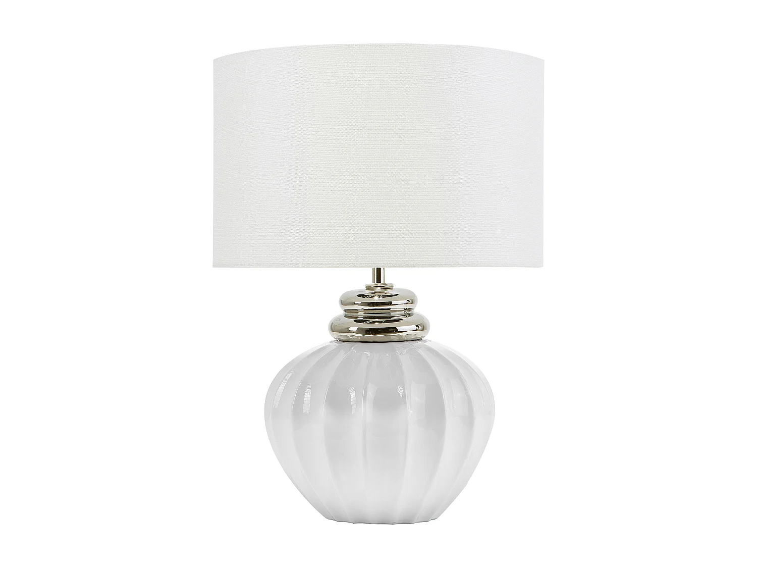 Lampe à poser NERIS Céramique Blanc cassé