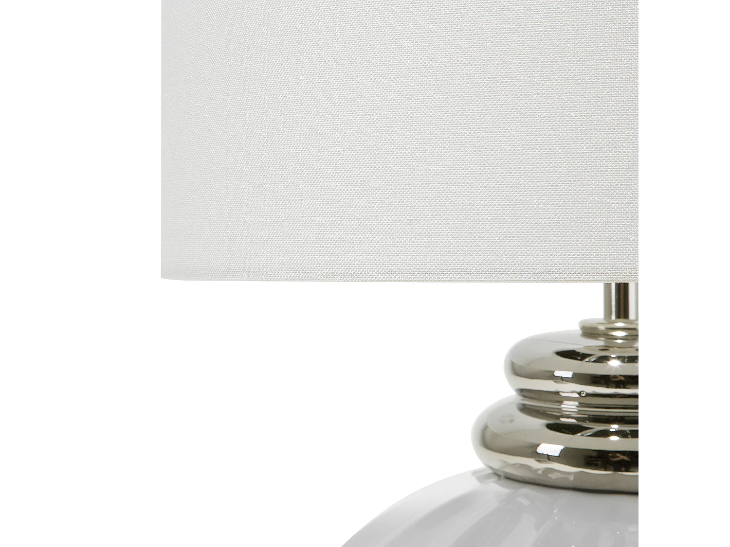 Lampe à poser NERIS Céramique Blanc cassé