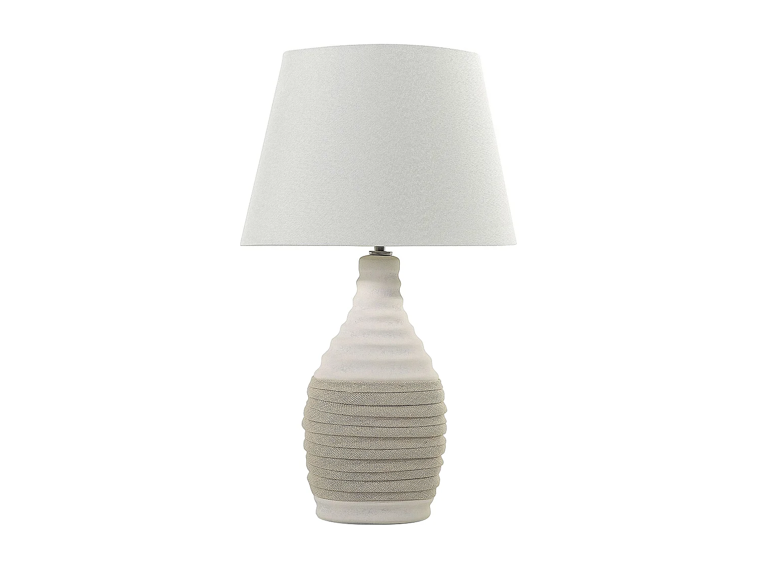 Lampe à poser TORMES Porcelaine Beige clair