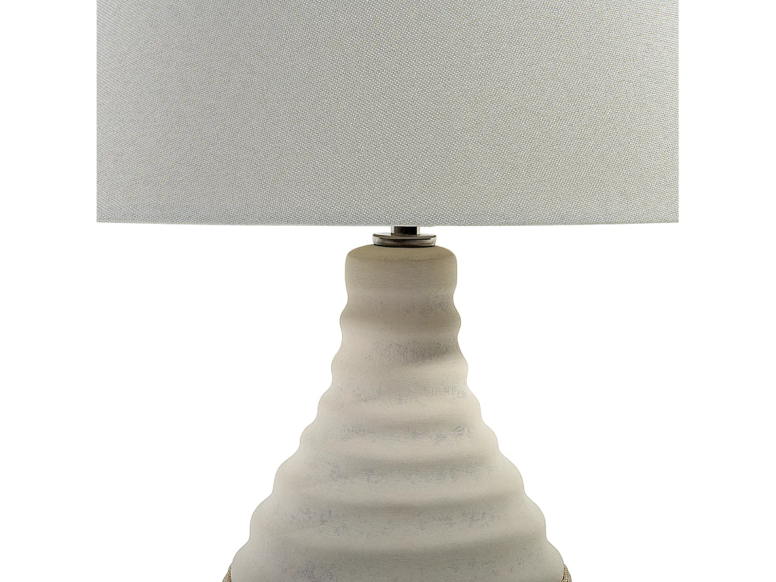 Tischleuchte TORMES Porzellan Hellbeige