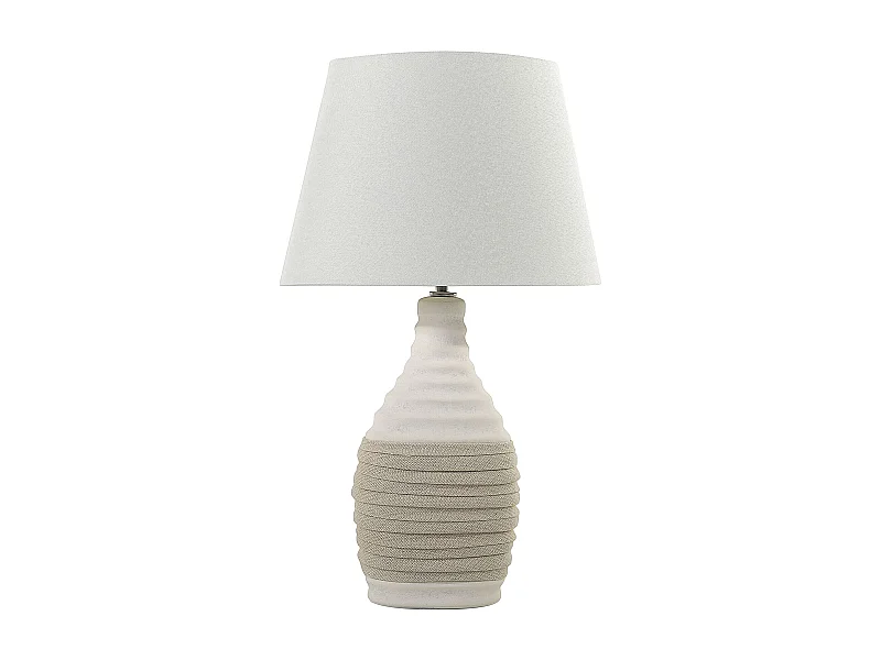 Lampada da tavolo TORMES Porcellana Beige chiaro
