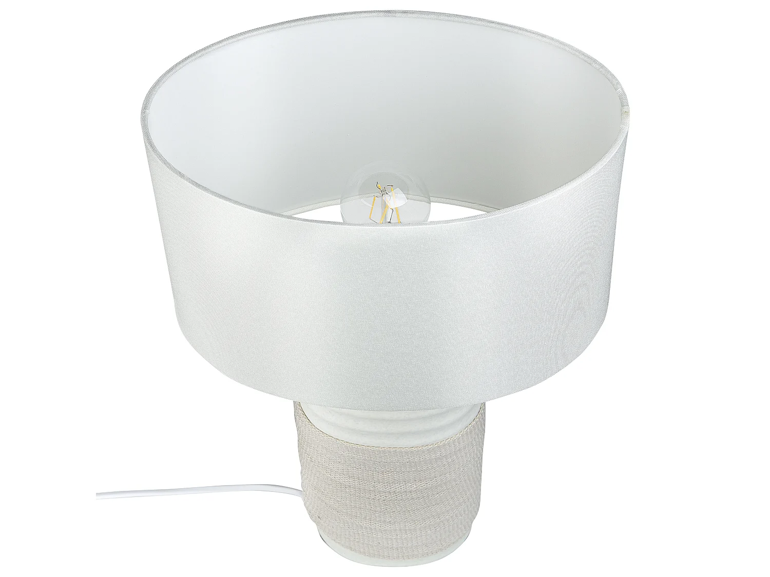 Lampe à poser NAVIA Porcelaine Beige clair