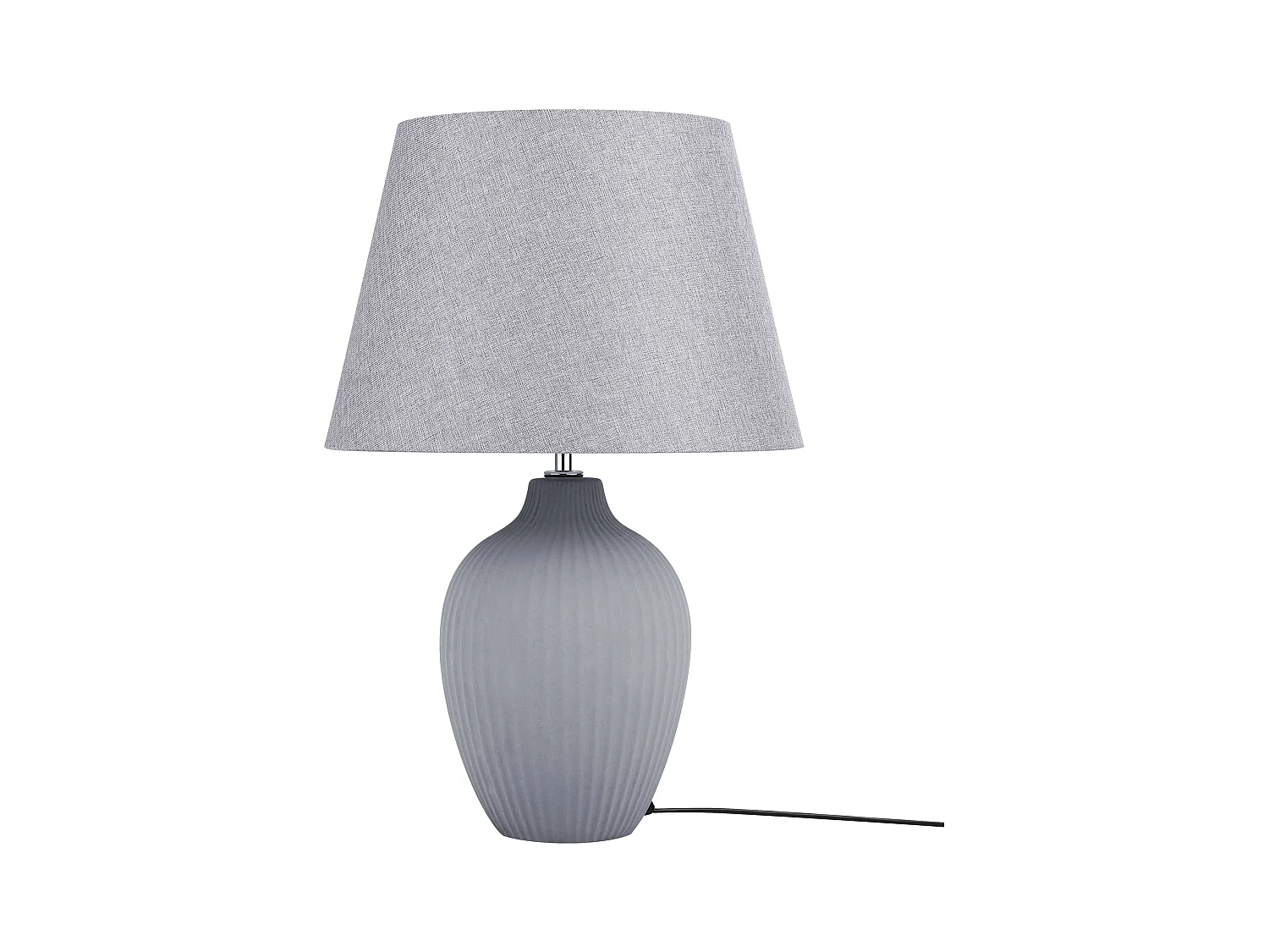 Tischleuchte FERGUS Keramik Grau