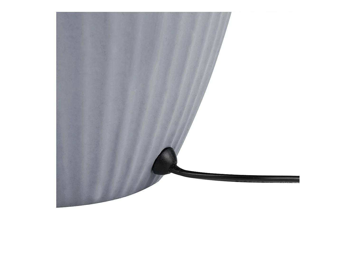 Tischleuchte FERGUS Keramik Grau