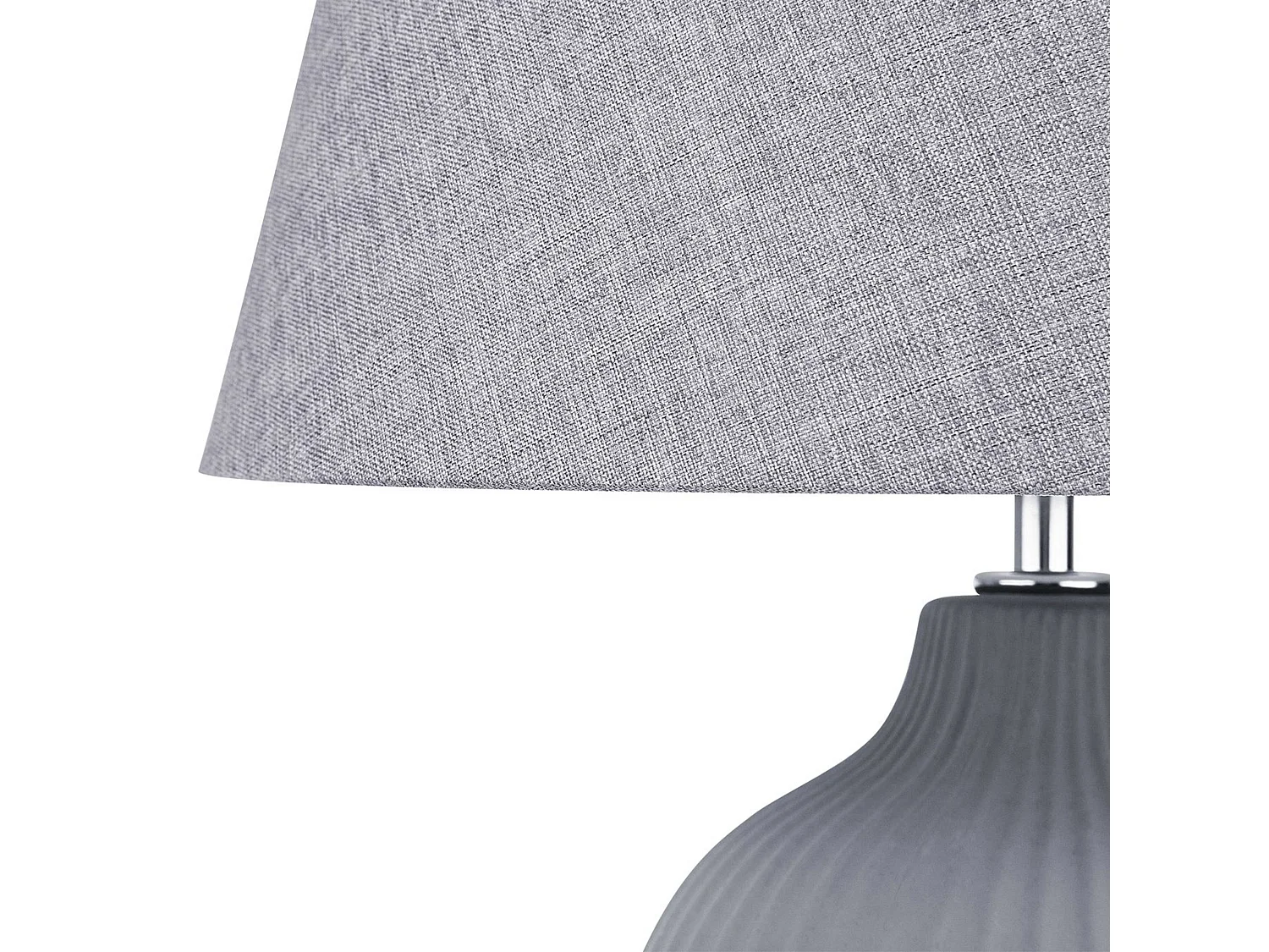 Lampe à poser FERGUS Céramique Gris