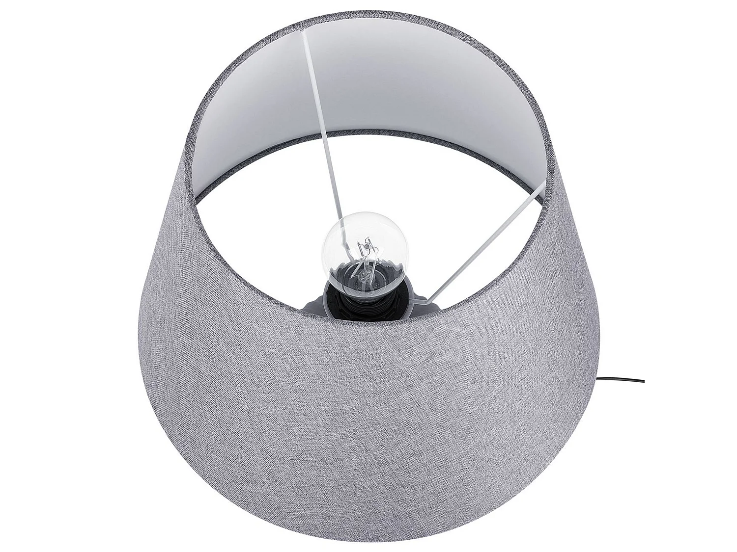 Candeeiro de mesa FERGUS Cerâmica Cinzento