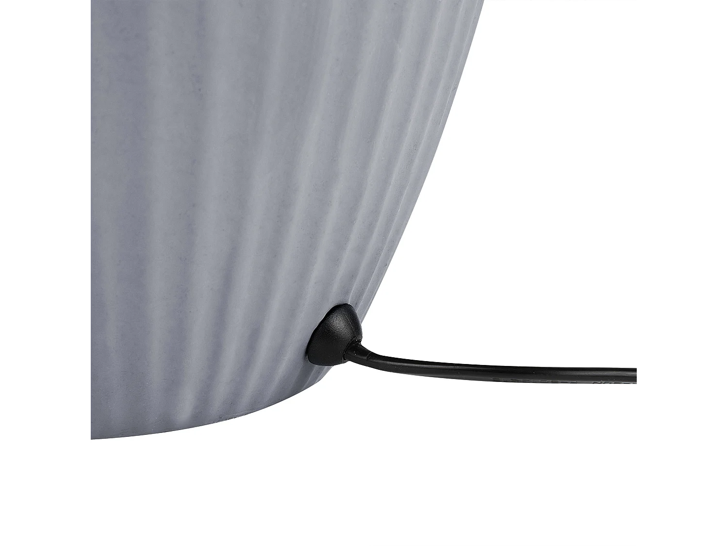 Candeeiro de mesa FERGUS Cerâmica Cinzento