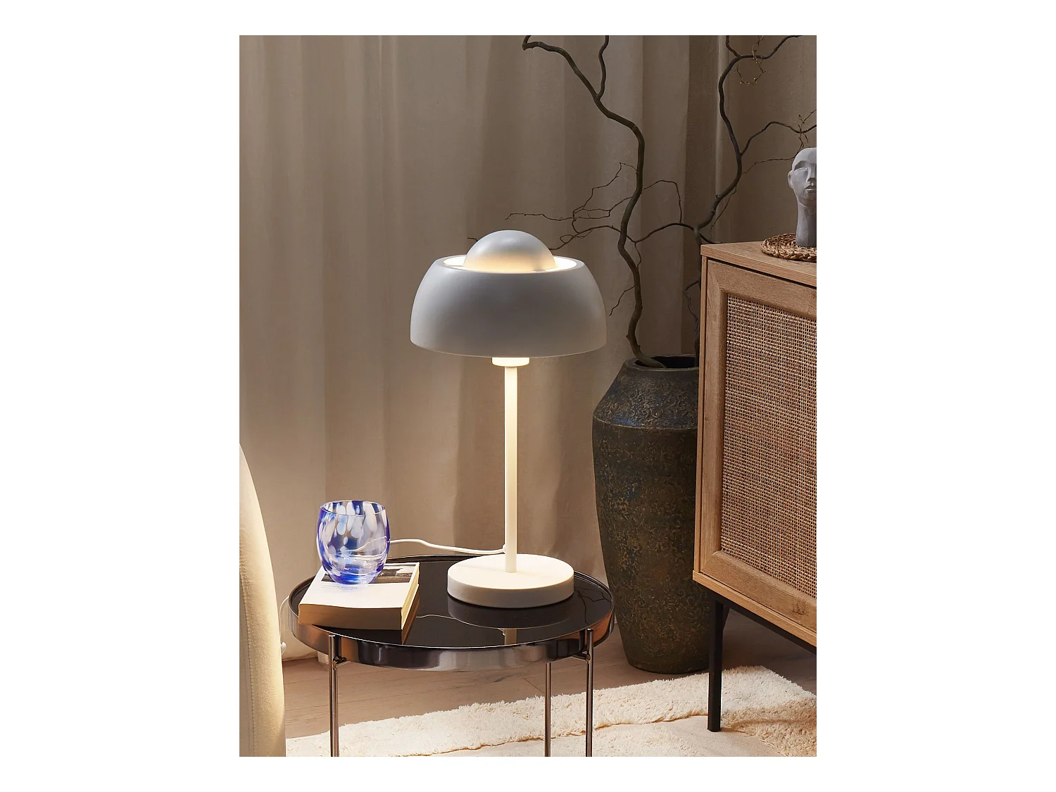 Lampe à poser SENETTE Métal Blanc