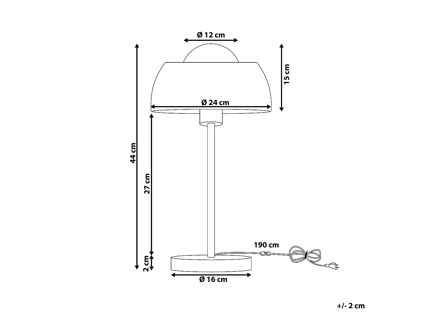 Lampe à poser SENETTE Métal Blanc