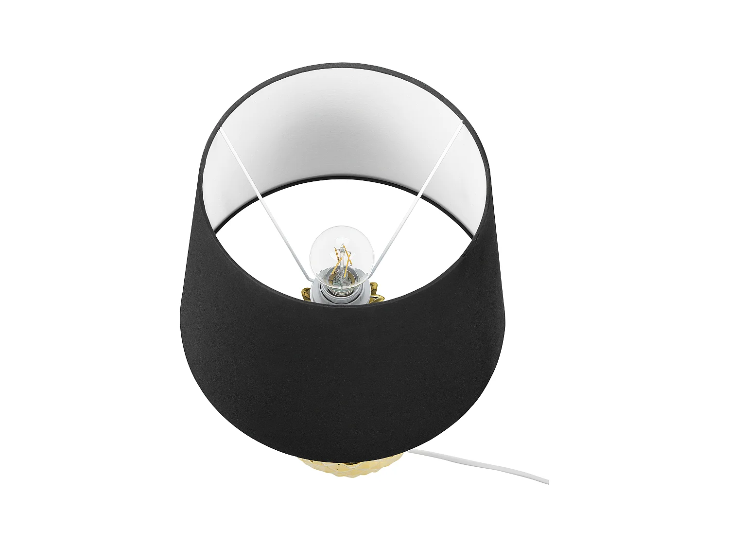 Lampe à poser PINEAPPLE Céramique Doré